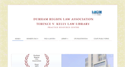 Desktop Screenshot of durhamregionlawassociation.com