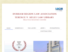 Tablet Screenshot of durhamregionlawassociation.com